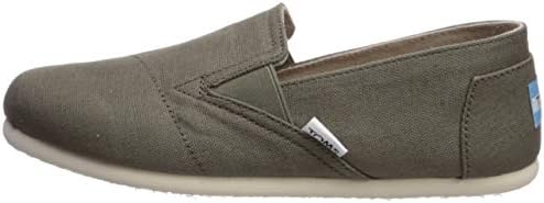 TOMS Women's Redondo Loafer Flat, Dusty Olive Oxford, 7.5 | Image 7