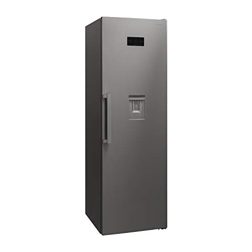 SHARP SJ-LC41CHDIE-EU Frigorífico, E, 186 cm de Altura, 390 L de refrigerador, Control electrónico, dispensador de Agua, Zona ZeroDegreeZone, AdaptiFresh, Acero Inoxidable