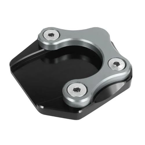 tänder-Verbreiterung Motorrad-Seitenständer-Pad Für Suzuki GSX-S750 2016–2020 2021/GSX-S1000 1000f Ständerfuß-Seitenständer-Verlängerungspad-Stützplatte(Titan)