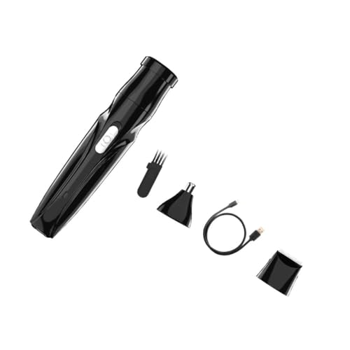 IWOWHERO 2-Edge Nose Hair Trimmer Sturdy Abs Material Noise-reducing Micro Motor Personal Care Device for Travel