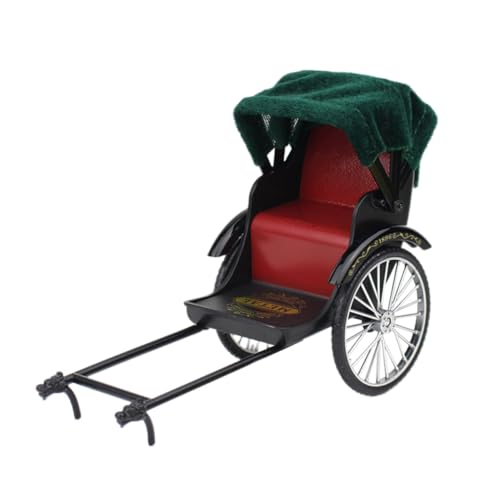 KESYOO レトロデザインの包車模型 卓上装飾用亜合製クラシック人力車モデル ホームオフィス向けコレクション兼アートオーナメント