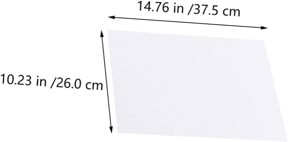 COOLHIYA 40 Sheets Thick White Painting Paper for Sketch Watercolor Ink Art Supplies for Artists Students Drawing Creativity