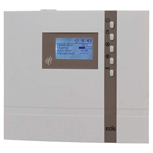 EOS Saunasteuerung ECON D4 I Für die rein finnische Sauna I Inkl. Temperaturfühler I Die umfangreichste EOS Econ Saunasteuerung I Für Privat und Gewerbe I Saunatechnik D4