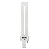 Sylvania DULUX 9W Single Compact Fluorescent Lamp, G23 2-Pin Base, 5000K Daylight, 1 Pack,White
