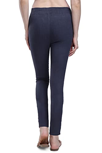 Image of Plus Size Slub Lycra Trouser Cigarette(Pencil) Pants Sizes(26 to 44)