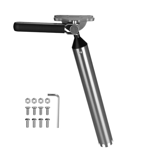 VINmounts Boat Grill Mount Compatible for Rectangular Grill Rod Holder Mount for Boat Cutting Board/Fillet Table