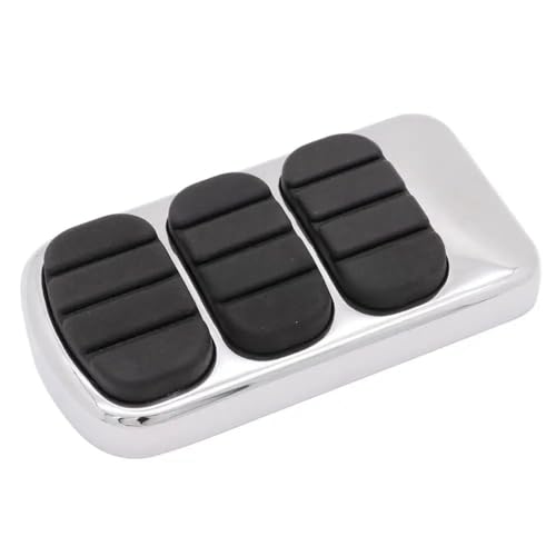 Couvre-pédale de frein moto premium pour Yamaha Road Star, repose-pieds chrome et noir