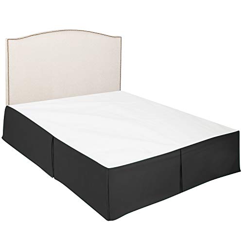 image for Nestl Pleated Bed Skirt, Easy Fit Bed Skirt, 14” Inch Tailored Drop 
