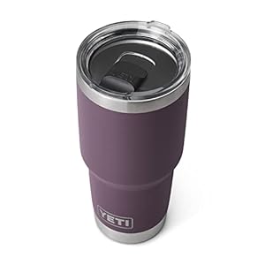 YETI Rambler 30 oz Tumbler, Stainless Steel, Vacuum Insulated with MagSlider Lid, Nordic Purple