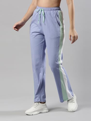 Image of Femmora Relax Fit Track Pant with Abstract Print, Breathable Soft Cotton Fabric with Drawstring Waistband Closure and 2 Side Pockets, for Women,Pack of 1
