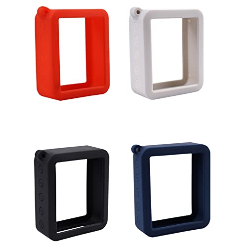 for JBL GO 2 GO2 Bluetoothスピーカー用シリコンケースカバー専用ケース落下防止シェル スピーカー対応 専用収納ケースラバーポーチ スピーカー保護ケースポーチ スピーカー収納ケース収納カバー スピーカースリーブ 耐久性頑丈 (黒)