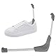 elthmpr Teleskopierbar Schuhmessgerät, 110-320mm Fußmessgerät Schuhgrößenmessung zum Messen der Schuhgröße, Fuß- und Innenschuhmessgerät Fußmessgerät Schuhgrößen für Kinder Erwachsene Füße