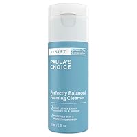 Paula’s Choice RESIST Anti Aging Foaming Gesichtsreiniger - Cremig Reiniger Bekämpft Unreine Haut & Mitesser - Entferner mit Hyaluronsäure - Akne Empfindliche Haut, Mischhaut bis Fettige Haut - 30 ml