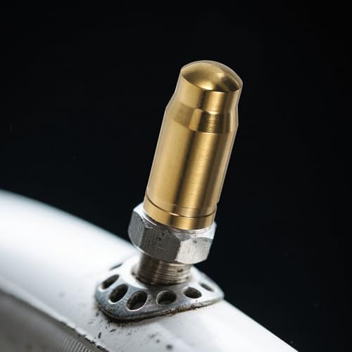 Tapas de válvula para bicicleta de aleación de titanio PartyKindom, ligeras y a prueba de polvo para neumáticos, compatibles con bicicletas de montaña y carretera, motocicletas y camiones, con diseño elegante y fácil instalación miniatura 4