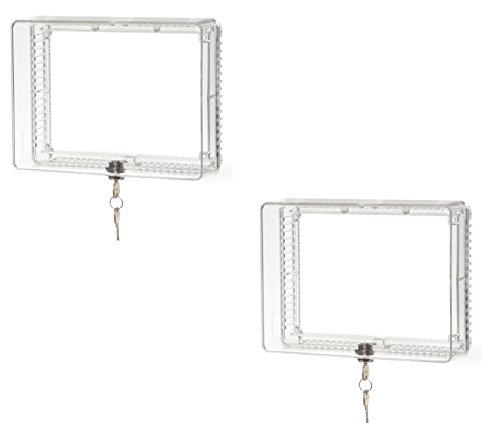 Honeywell CG512A Large Thermostat Guard with Inner Shelf to Prevent Tampering (2)