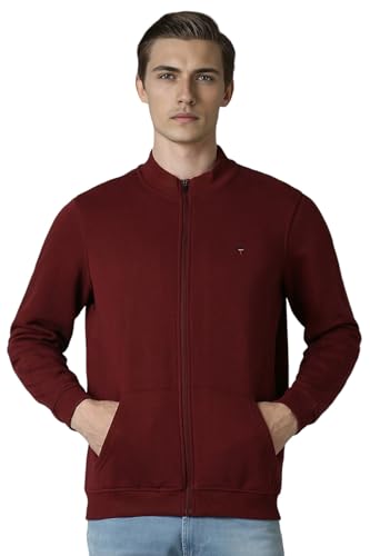 Image of Louis Philippe PolyMen's Cotton Round Neck Sweatshirt