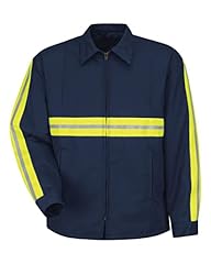 Navy With Yellow/Green Visibility Trim