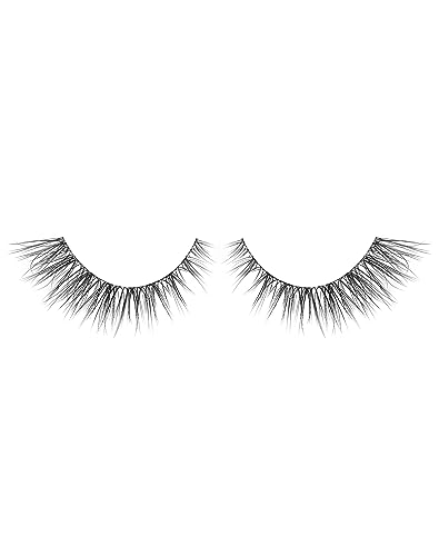 Jiocolor Lashes Natural Look Wispy False Eyelashes D Curl Faux Mink Lashes Fluffy Cotton Band Eyelashes Cat Eye Fake Eyelashes Pack 13MM
