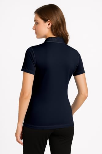 Image of Opna Women's Dry-Fit Golf Polo Shirts 3-Button Golf Polo's in 20 Colors XS-3XL Shirt