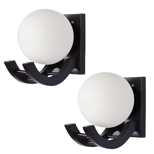 Image of BENE Dallas Wooden Indoor Modern Wall Light, E-27 Base Wall Lamp for Home Decor - Living Room, Bedroom, Dining, Hallway, Staircase, 14 cm (Wood, Pack of 2)