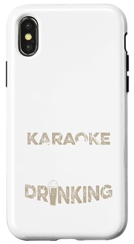 Funny Karaoke Singer Bar Music Lover Singing Drinking Bar �X�}�z�P�[�X iPhone X/XS �p