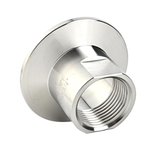 Image of SS304 KF40 NPT Female Adaptor thread 3 /4 inch NW40 KF Female coupling ISO-KF40 X FNPT 3 /4 inch