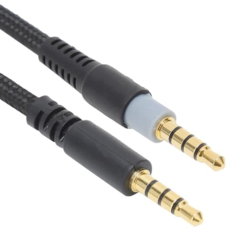 Cable de audio auxiliar 3.5mm macho a macho con control volumen miniatura 1