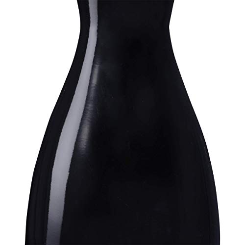 image for VILLACERA Handcrafted 20” Tall Black Classic Floor Vase for Silk Pla