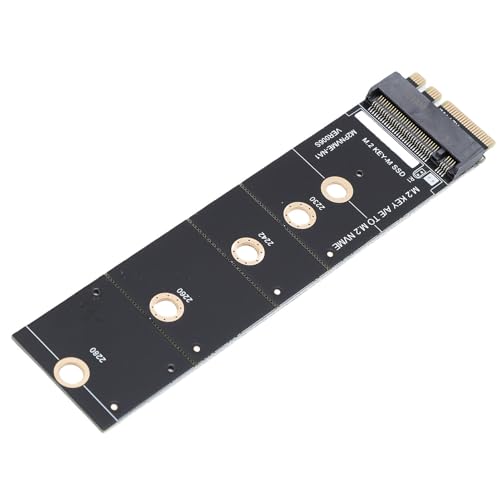 Fabater Adaptador NGFF a KEY M Convertidor Estable para Unidades M.2 Compatible con Varias Computadoras Material de Resina