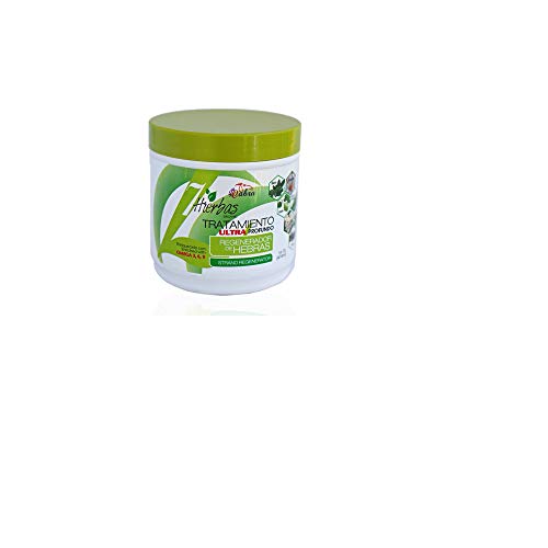 Leche de Cabra 7 Hierbas Tratamiento Ultra Profundo Regenerador de Hebras 16oz