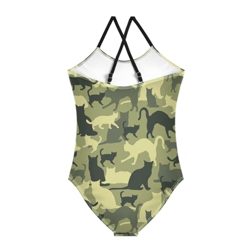 Image of Ollabaky Girls One Piece Swimsuit Bathing Suit Beachwear 3-10T