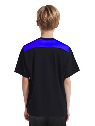 Kids Unisex Quick Drying Athletic T-Shirt Moisture-Wicking Color Block Sports Top Football Jersey2