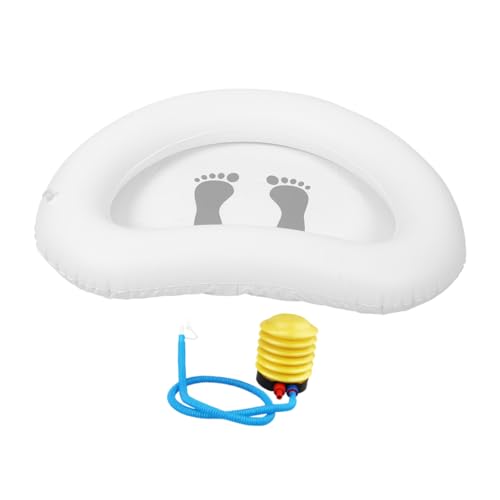 HANABASS 1Set Inflatable Foot Bath Basin Portable Foot Soaking Tub for Outdoor Use for Pool Entry Camping and Foot Washing Easy to Inflate and Store Durable Design