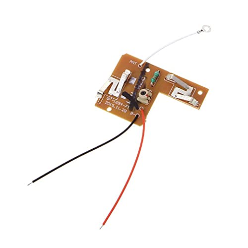 Image of 4CH 40MHZ Remote Transmitter & Receiver Board with Antenna for DIY RC Car Robot