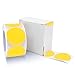 Produktbild Runde Aufkleber 25mm Gelb Selbstklebend Rolle kleine Klebepunkte Etiketten Farbkodierung kreise Sticker Ablösbare Wetterfest Mit Spenderbox 500 Stück