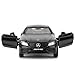 RMZ City 1:36 Benz C63 S AMG Car Model, Diecast Pull Back Model Toy Car, Doors Open, Collection Kids Toy for Aged 3 and up, Gift Black