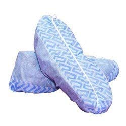 CLEANPRODisposable Polypropylene Shoe Covers with Anti-skid Treads, Blue, X-Large, 1,000 Count
