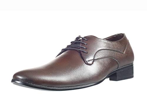 Image of Lazard Khadim's Men Brown Formal Derby Shoe - UK 11