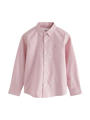 NEXT Garçon Chemise Oxford, Lot de 1 Rose 9 Ans