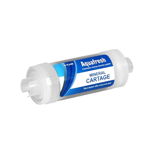 Image of Aqua Fresh Set of 4 inch UF Cartridge & Mineral Cartridge for RO Water Purifier with 4 D-Push Elbow Connectors Water Purifier with RO Technology for Home (UF Mineral Cartridge)