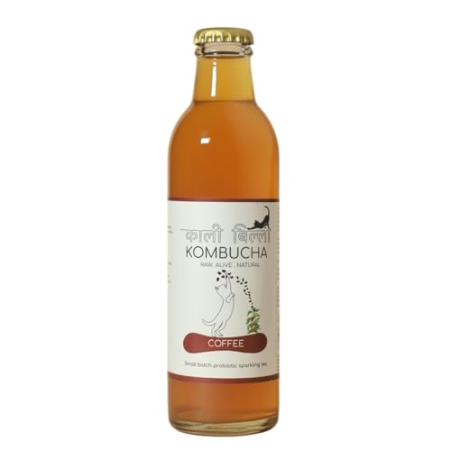 Image of KAALI BILLI Kombucha Coffee | Naturally Brewed Fermented Tea with Coffee Notes | Unique Flavor Kombucha Beverage for Daily Enjoyment | 250 ml Pack of 2