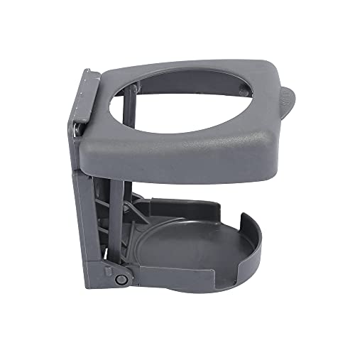 Portavasos plegable para auto color gris miniatura 3
