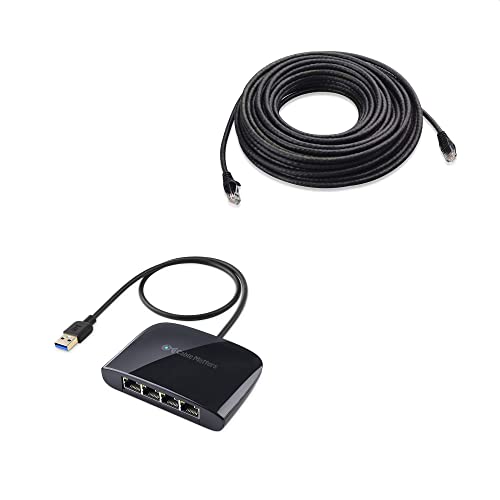 Cable Ethernet Cat6 Negro 50 ft Cable Matters