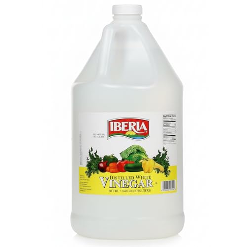 Iberia All Natural Distilled White Vinegar, 1 Gallon - 5% Acidity