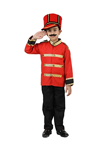Image of BookMyCostume Mangal Pandey 1857 Mutiny Sepoy Freedom Fighter Patriotic Kids Fancy Dress Costume 6-7 years