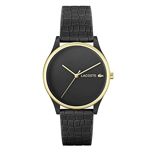 Consejos para Comprar Reloj Lacoste Negro los 5 mejores. 44 Lacoste Crocodelle - Reloj de cuarzo para mujer, Negro -, Moderno
