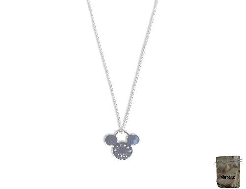 Collana Enez 46 cm con ciondolo 2,0 cm 925 Argento...