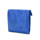 HANAMIZU 携帯ゴミ箱 花粉バッグ タイベック 約14×12.5cm 耐水 長持ち 軽い 携帯ゴミ入れ ブルー 花粉症 ギフト プレゼント