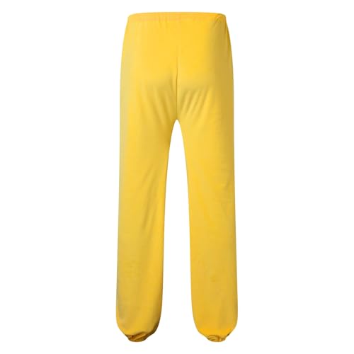 Elephant Pajama Pants, Cute Animal Pants Funny Cartoon Elephant Trunk Pajama Bottoms Fleece Sleepwear for Men, Couple3