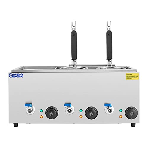 Royal Catering RC-PM004 pasta-koker met 4 manden temperatuur: 30-110 °C pasta-station pastaskoker Gastro - Afbeelding 6